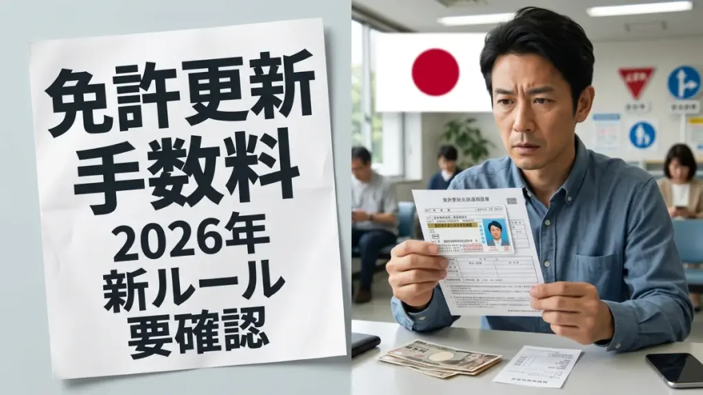 日本の運転免許規則2026