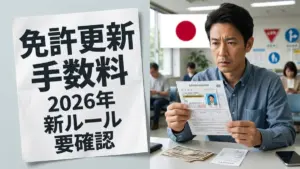 日本の運転免許規則2026