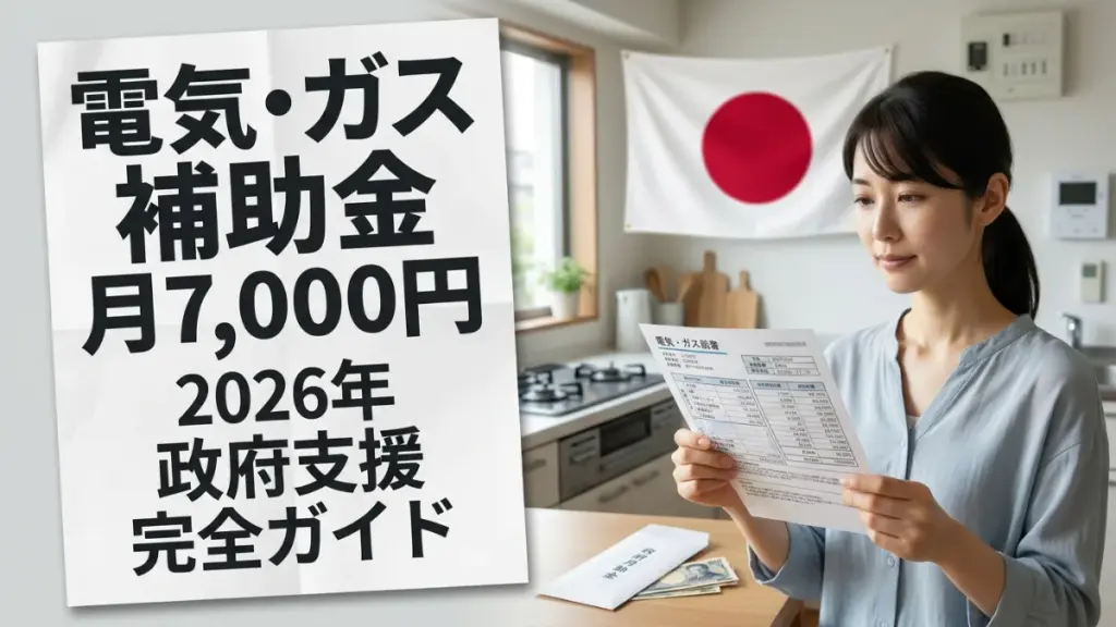 日本の電気・ガス補助金2026
